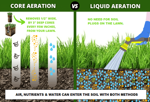 Core Aeration vs. Liquid Aeration